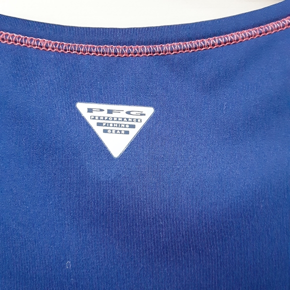 COLUMBIA PFG NAVY FLORAL DRESS - Picture 5 of 7